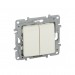 Niloe Mеханизъм ключ сериен девиатор 10A крем 764602 Legrand