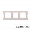 Niloe панел троен крем 665013 Legrand