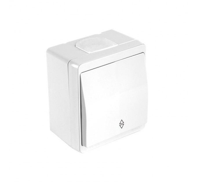 Nemliyer ключ сх6 открит монтаж бял IP 44 Mutlusan