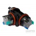 Кабелен T-конектор IP68 черен за кабел 3х0.5-2.5мм2 Lightex