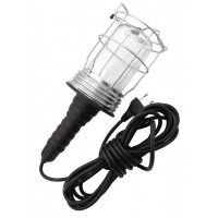 Преносима лампа черна с мет.решетка 60W E27 IP20 RL PL5104 B