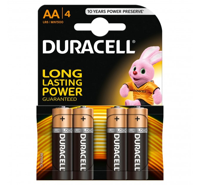 DURACELL Алкална батерия BASIC LR06 1.5V  4бр.