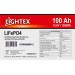Акумулаторна батерия Lifepo4 12.8V 100Ah с дисплей+M8 терминал и Bluetooth 328x172x216mm Lightex