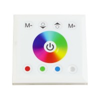 Touch контролер за вграждане в стена бял за RGBW лента DC 12V-24V/ 192W-384W 4x4A Lightex