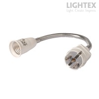Фасунга Е27 с кабел и щепсел Lightex