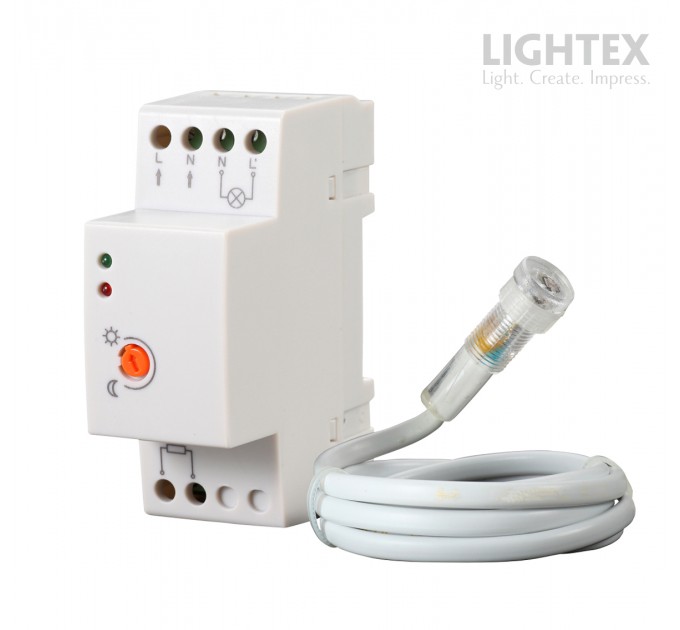 Фото реле със сонда 20A 2-100lux IP65 Lightex