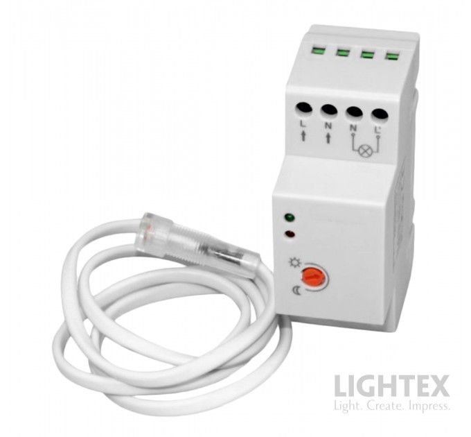 Фото реле със сонда 20A 2-100lux IP65 Lightex