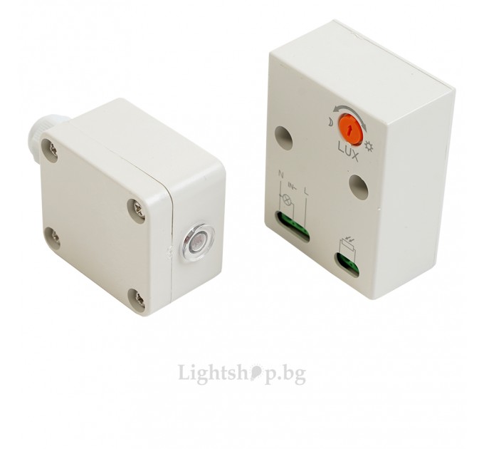 Фото реле 15A 2-100lux IP65 Lightex