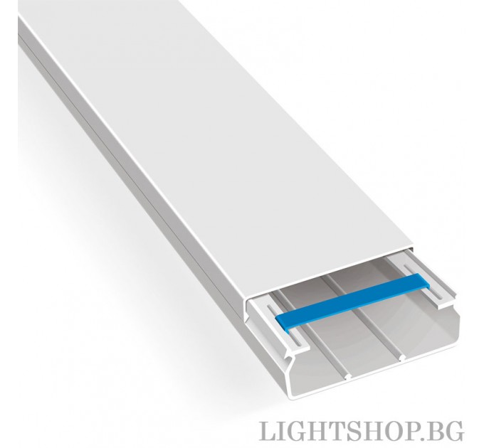 Кабелен  Канал 100x40 бял 2 метра Lightex