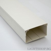 Кабелен Канал 100x60 бял 2 метра Lightex Кабелен Канал 100x60 бял 2 метра Lightex
