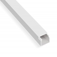 Кабелен  Канал 40x40 бял 2 метра Lightex