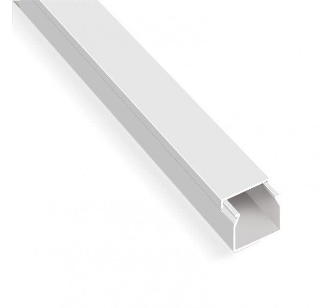 Кабелен  Канал 40x40 бял 2 метра Lightex
