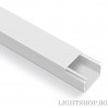 Кабелен  Канал 80x60 бял 2 метра Lightex
