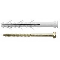 Elematic Дюбел плюс  винт шестостенна глава  APS/V  8x100 TE 8722576 - 25 бр