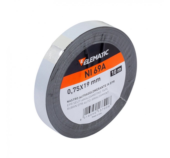 ELEMATIC Самовулканизираща лента NI69A 0,75х19мм 10м  черна