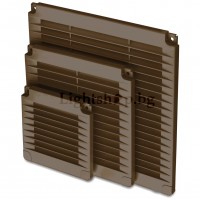 Вентилационна решетка 100x100 кафява 02-315 airRoxy