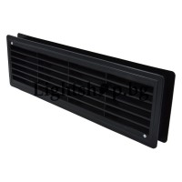 Вентилационна решетка за врата за 115х430 черна 02-129 airRoxy