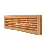Вентилационна решетка за врата за 115х430 бежова 02-130 airRoxy