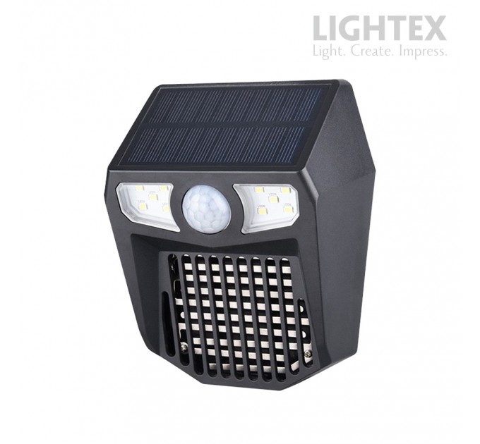 Соларна LED лампа ELECTRA против комари със сензор 1W 120lm 2в1 3.7V 1500mAh IP65 Lightex