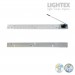 LED платка с магнит линейна 14LED 11W 3000K+6500K 1680lm 400*32*22mm Lightex