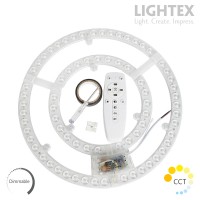 LED платка с магнит димируема 48W WW+CW 4800lm 305mm с дистанционно Lightex LED платка с магнит димируема 48W WW+CW 4800lm 305mm с дистанционно Lightex