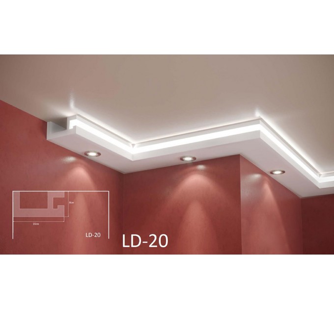 Профил за скрито осветление LD-20 2м.